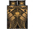 Samoa Polynesian Quilt Bed Set - Samoa Gold Seal with Polynesian Tattoo - Polynesian Pride