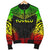 Tuvalu Polynesian Chief Men's Bomber Jacket - Reggae Version - Polynesian Pride