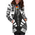 Kiribati Hoodie Dress - Polynesian Tattoo Black - Polynesian Pride