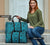 Polynesian Kakau Turtle Blue Hawaii Travel Bag - Polynesian Pride