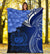 Samoa Premium Blanket - Samoa Seal Wave Style (Blue) - Polynesian Pride