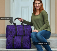Polynesian Symmetry Violet Hawaii Travel Bag - Polynesian Pride