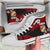 Mate Ma'a Tonga Rugby High Top Shoe Polynesian Unique Vibes - Red - Polynesian Pride