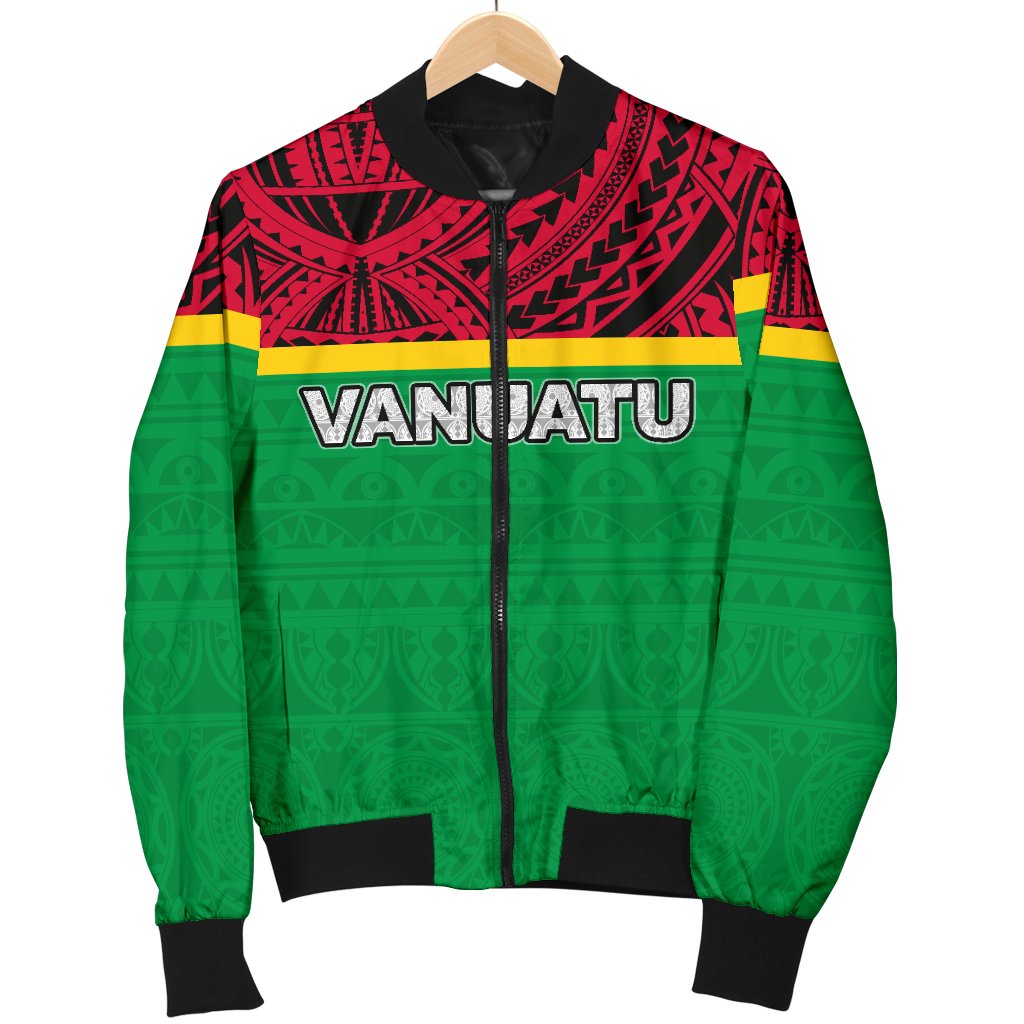 Vanuatu Women's Bomber Jacket - Polynesian Design - Polynesian Pride