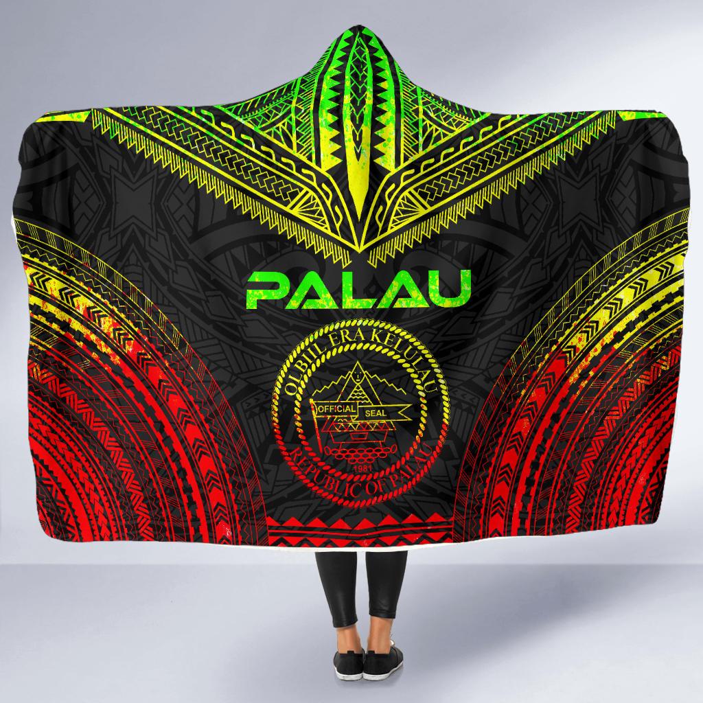 Palau Polynesian Chief Hooded Blanket - Reggae Version - Polynesian Pride
