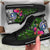 Northern Mariana Islands High Top Shoes - Turtle Plumeria Banana Leaf - Polynesian Pride