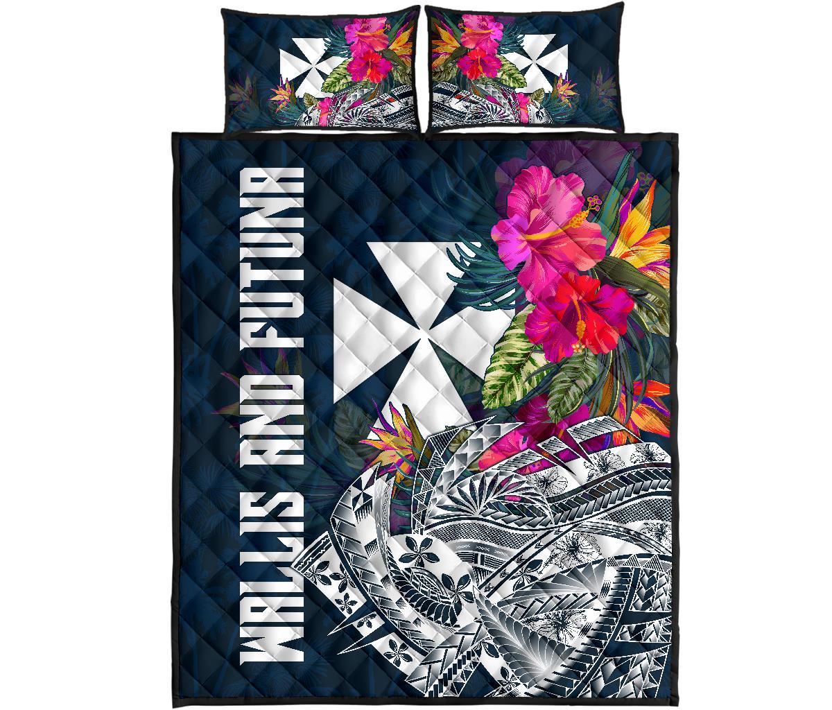 Wallis and Futuna Quilt Bed Set - Summer Vibes - Polynesian Pride