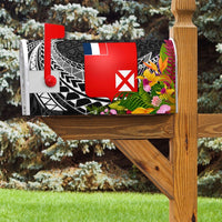 Wallis and Futuna Mailbox Cover - Custom Personalised Tropical Flowers Style - Polynesian Pride