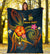 New Caledonia Polynesian Personalised Premium Blanket - Legend of New Caledonia (Blue) - Polynesian Pride