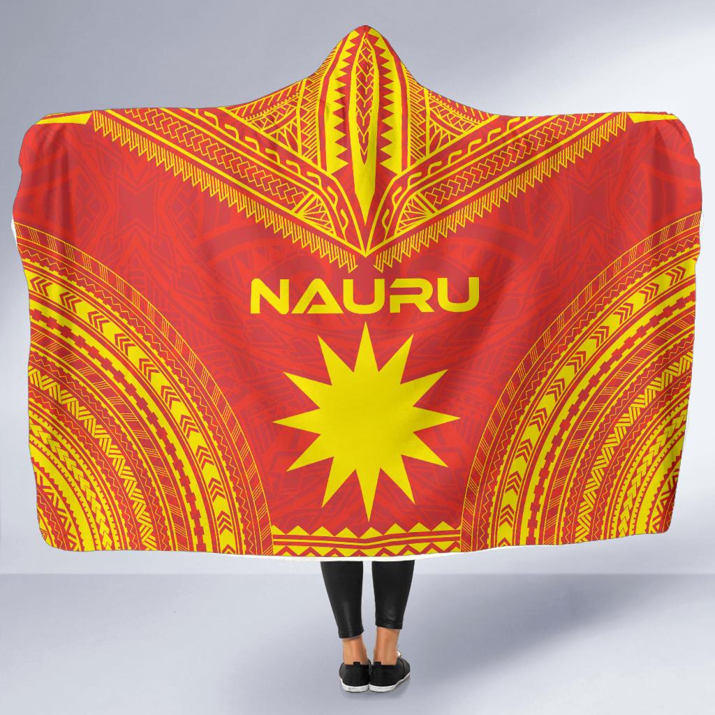 New Caledonia Flag Polynesian Chief Hooded Blanket - Polynesian Pride