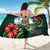 Niue Polynesian Sarong - Green Turtle Hibiscus - Polynesian Pride