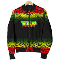 Yap Men's Bomber Jacket - Fog Reggae Style - Polynesian Pride