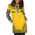 Niue Women's Hoodie Dress - Polynesian Flag Chief - Polynesian Pride