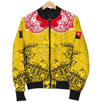 Papua New Guinea Men's Bomber Jacket Melanesia - Polynesian Pride