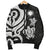 Northern Mariana Men's Bomber Jacket - Tentacle Turtle White - Polynesian Pride