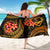 Guam Sarong - Gold Plumeria - Polynesian Pride