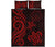 Palau Quilt Bed Set - Red Tentacle Turtle - Polynesian Pride