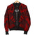 Marquesas Islands Men Bomber Jackets - Polynesian Tattoo Red - Polynesian Pride