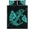 Anchor Poly Tribal Quilt Bed Set Turquoise Turquoise - Polynesian Pride