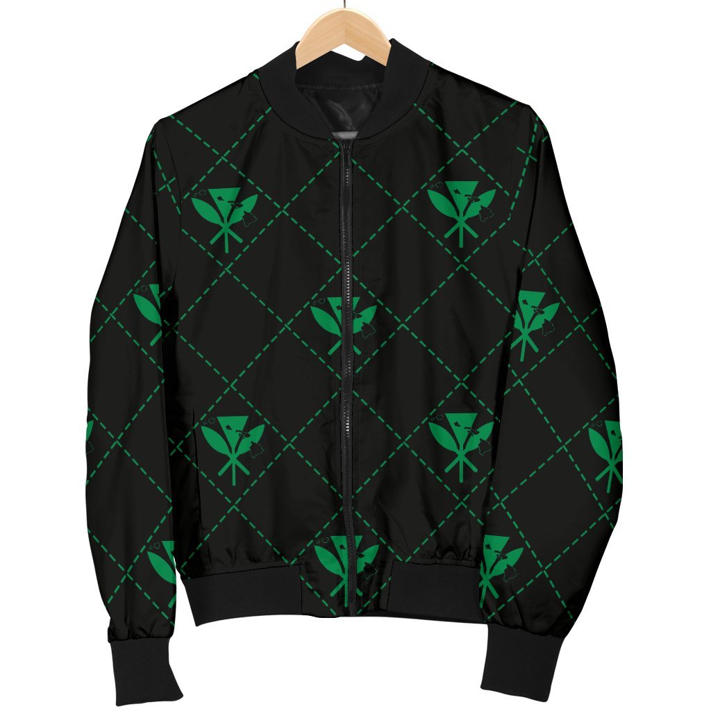 Kanaka Maoli Men's Bomber Jacket Regal AH - Polynesian Pride