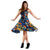 Hawaii Tropical Buttterfly And Flower Midi Dress - Polynesian Pride