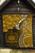 Samoa Premium Quilt - Samoa Seal Wave Style (Gold) - Polynesian Pride