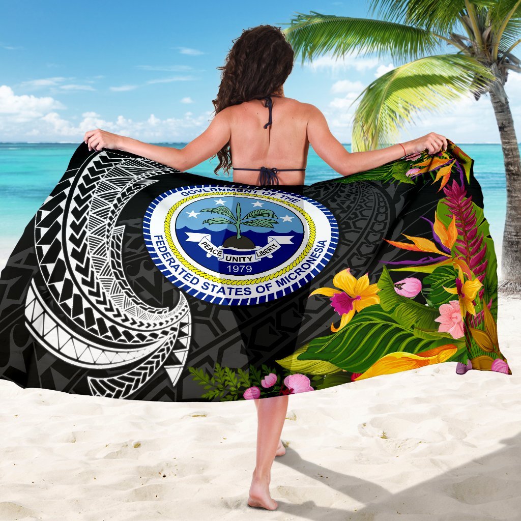 Federated States of Micronesia Sarong - Seal Spiral Polynesian Patterns - Polynesian Pride