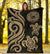 American Samoa Premium Blanket - Gold Tentacle Turtle - Polynesian Pride