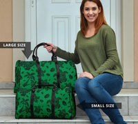 Polynesian Turtle Palm And Sea Pebbles Green Hawaii Travel Bag - Polynesian Pride