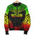 Austral Islands Polynesian Chief Men's Bomber Jacket - Reggae Version - Polynesian Pride