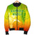 Kanaka Maoli Polynesian Men's Bomber Jacket - Turtle Style - Polynesian Pride