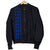 Hawaii Kakau Polynesian Anchor Map Men's Bomber Jacket - Blue - Polynesian Pride