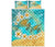 Hawaii Turtle Plumeria Summer Quilt Bed Set - Sea Style - AH Blue - Polynesian Pride