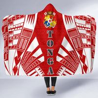 Tonga Hooded Blanket - Polynesian Tattoo Flag - Polynesian Pride