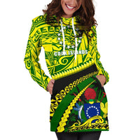 Cook Islands Hoodie Dress Polynesian Tattoo - Polynesian Pride