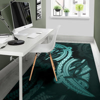 Polynesian Area Rug Turquoise - Polynesian Pride