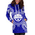 Federated States Of Micronesian Polynesian Hoodie Dress Map Blue - Polynesian Pride