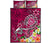 Tahiti Quilt Bed Set - Turtle Plumeria (Pink) - Polynesian Pride