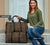Polynesian Lauhala Mix Gold Hawaii Travel Bag - Polynesian Pride