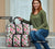 Pink Monstera And Green Tropical Leaves White Hawaii Travel Bag - Polynesian Pride