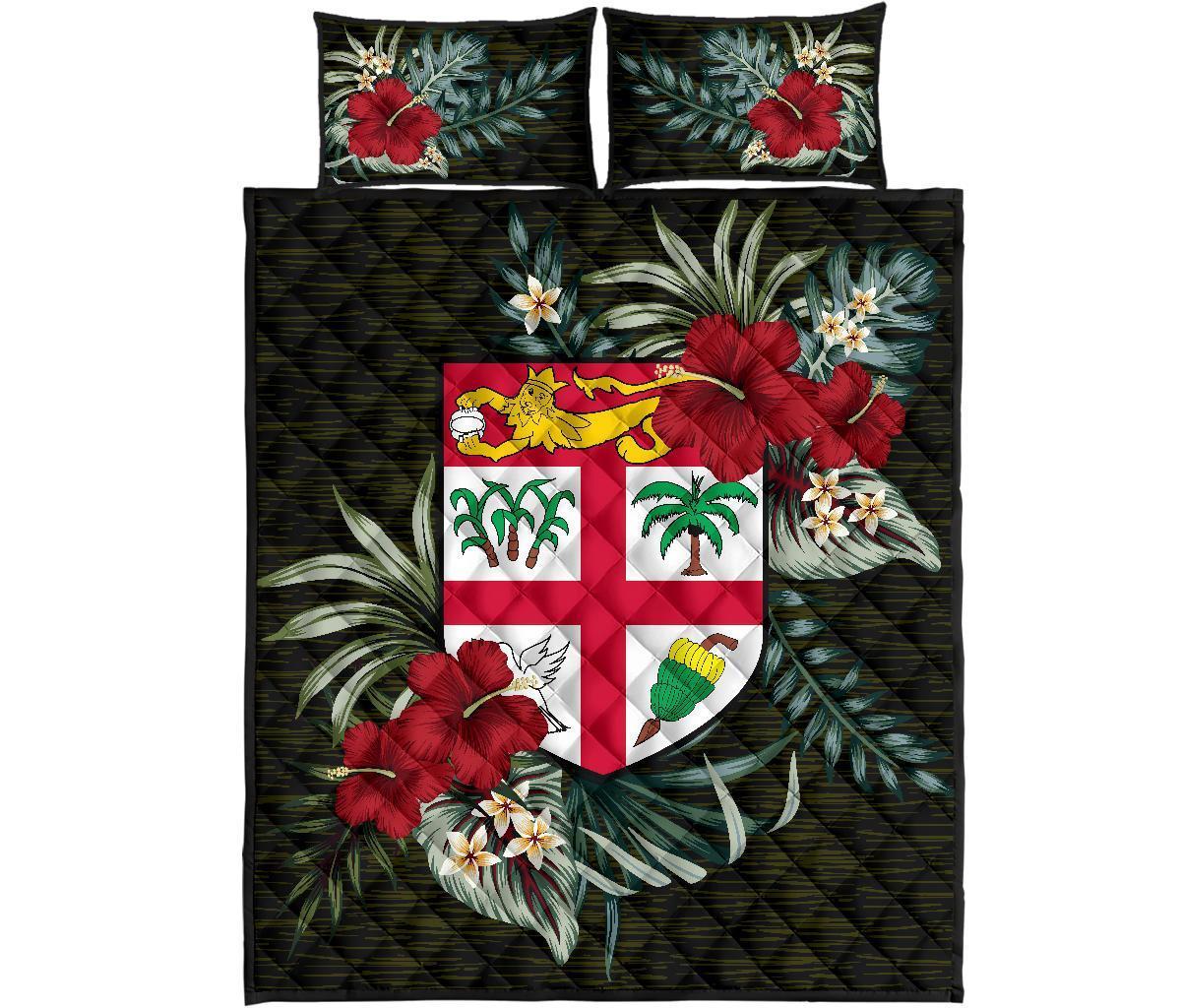Fiji Polynesian Quilt Bed Set - Special Hibiscus - Polynesian Pride