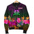 Tuvalu Personalised Men's Bomber Jacket - Summer Hibiscus - Polynesian Pride