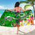 CNMI (Custom Personalised) Sarong - Turtle Plumeria (Green) - Polynesian Pride