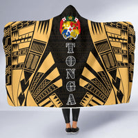 Tonga Hooded Blanket - Polynesian Tattoo Gold - Polynesian Pride