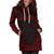 Hawaii Women's Hoodie Dress - Polynesian Red Chief - Polynesian Pride