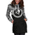 Yap Women Hoodie Dress - Yap Coat Of Arms Polynesian Black Color - Polynesian Pride