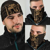 Hawaii King Kanaka Kakau Bandana 3 - Pack - Gold - Polynesian Pride