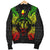 Niue Polynesian Men's Bomber Jacket Map Reggae - Polynesian Pride