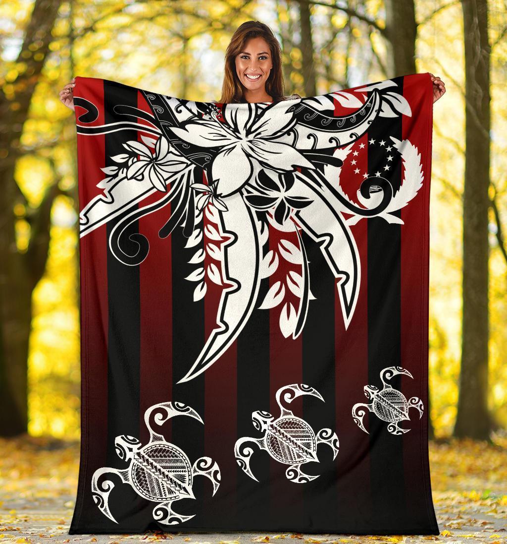 Pohnpei Premium Blanket - Vertical Stripes Style - Polynesian Pride