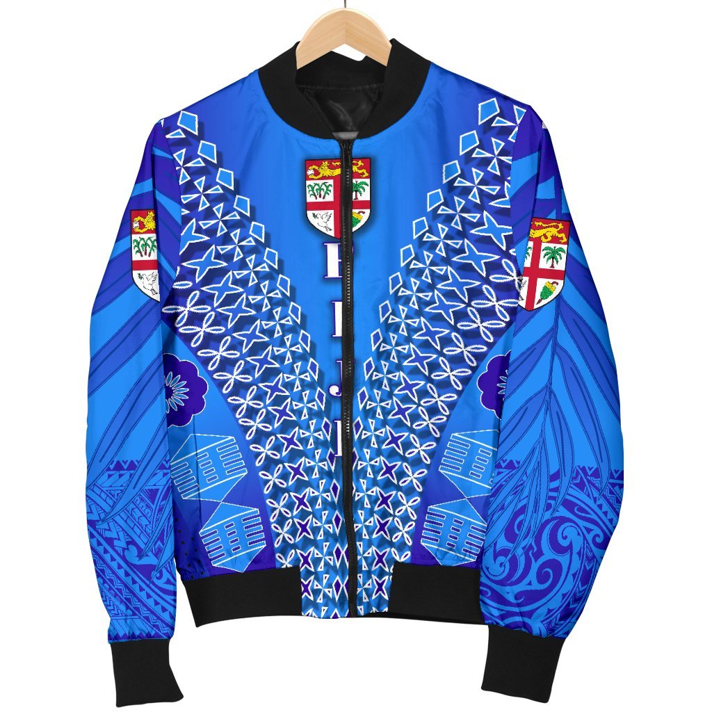 Fiji Drua Women Bomber Jacket Tapa - Polynesian Pride